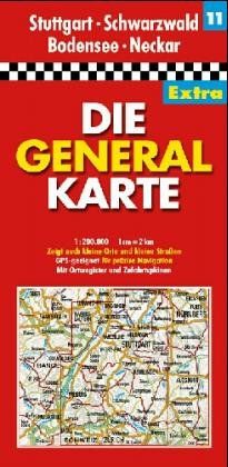 Die Generalkarten Deutschland Extra, 12 Bl., Bl.11, Baden-Württemberg