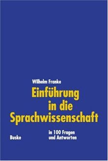 Einführung in die Sprachwissenschaft