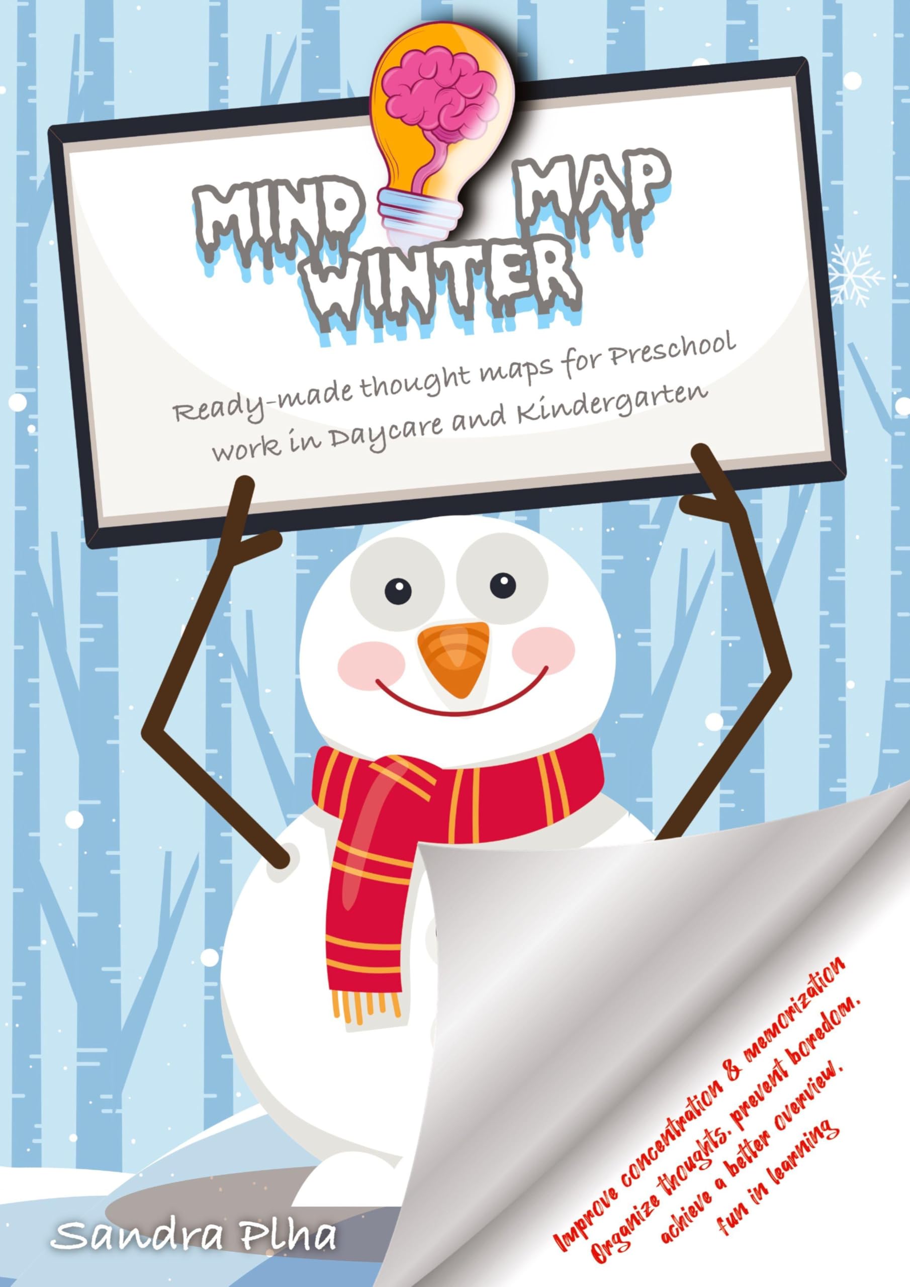 KitaFix-Mindmap Winter (Ready-made thought maps for Preschool work in Daycare and Kindergarten): Improve concentration & memorization Organize ... achieve a better overview, fun in learning