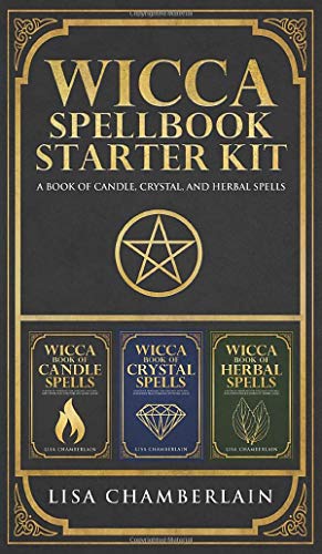 Lisa Chamberlain Wicca Spellbook Starter Kit, A Book Of Candle, Crystal, And Herbal Spells