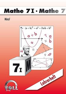 Mathe 7I: Lehrerheft