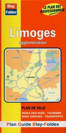 Plan de ville : Limoges (avec un index)