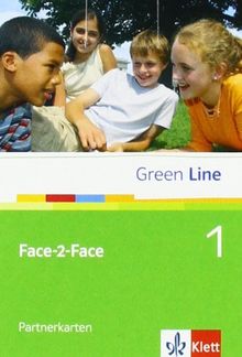 Green Line / Face-2-Face (5. Klasse): 99 Partnerkarten für Wiederholung, Festigung, Freiarbeit, Rollenspiel, Kommunikation