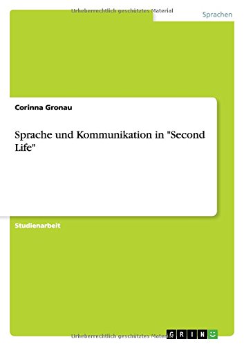 Sprache und Kommunikation in Second Life