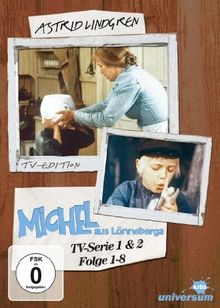 Astrid Lindgren: Michel aus Lönneberga - TV-Serie 1& 2, Folge 01-08 (TV-Edition, 2 Discs)