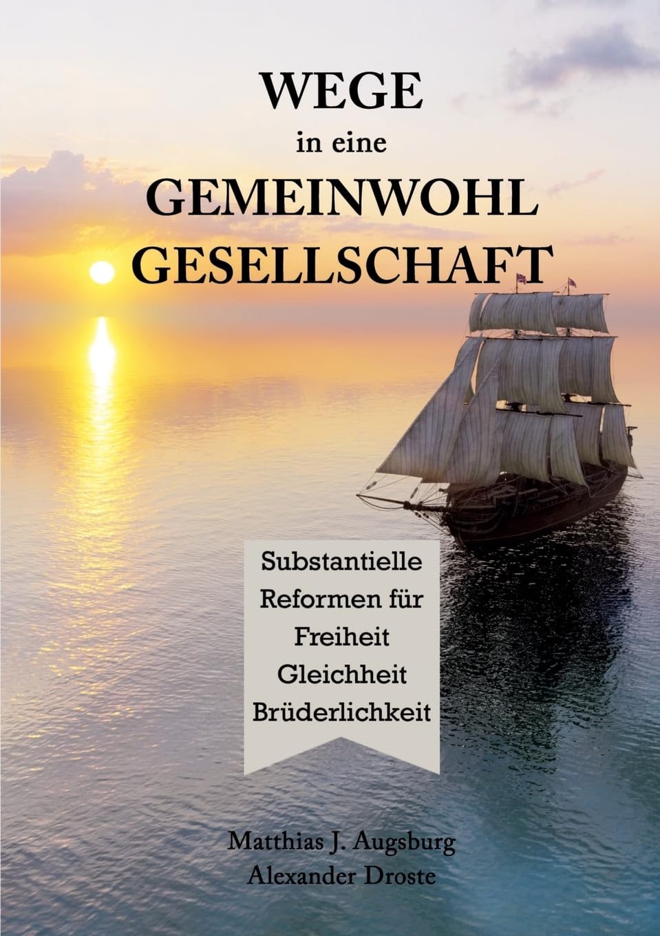 WEGE in eine GEMEINWOHL GESELLSCHAFT: Substantielle Reformen für Freiheit Gleichheit Brüderlichkeit: Substantielle Reformen fu¿r Freiheit Gleichheit Bru¿derlichkeit