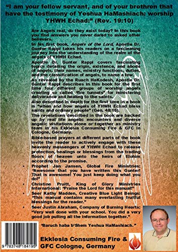 Gunter Rappl Angels Of The Lord, An Apostolic-prophetic-messianic Teaching