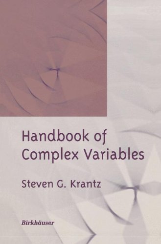 Krantz, Steven G. Handbook Of Complex Variables