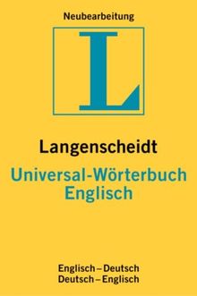 Langenscheidts Universal-Wörterbuch, Englisch