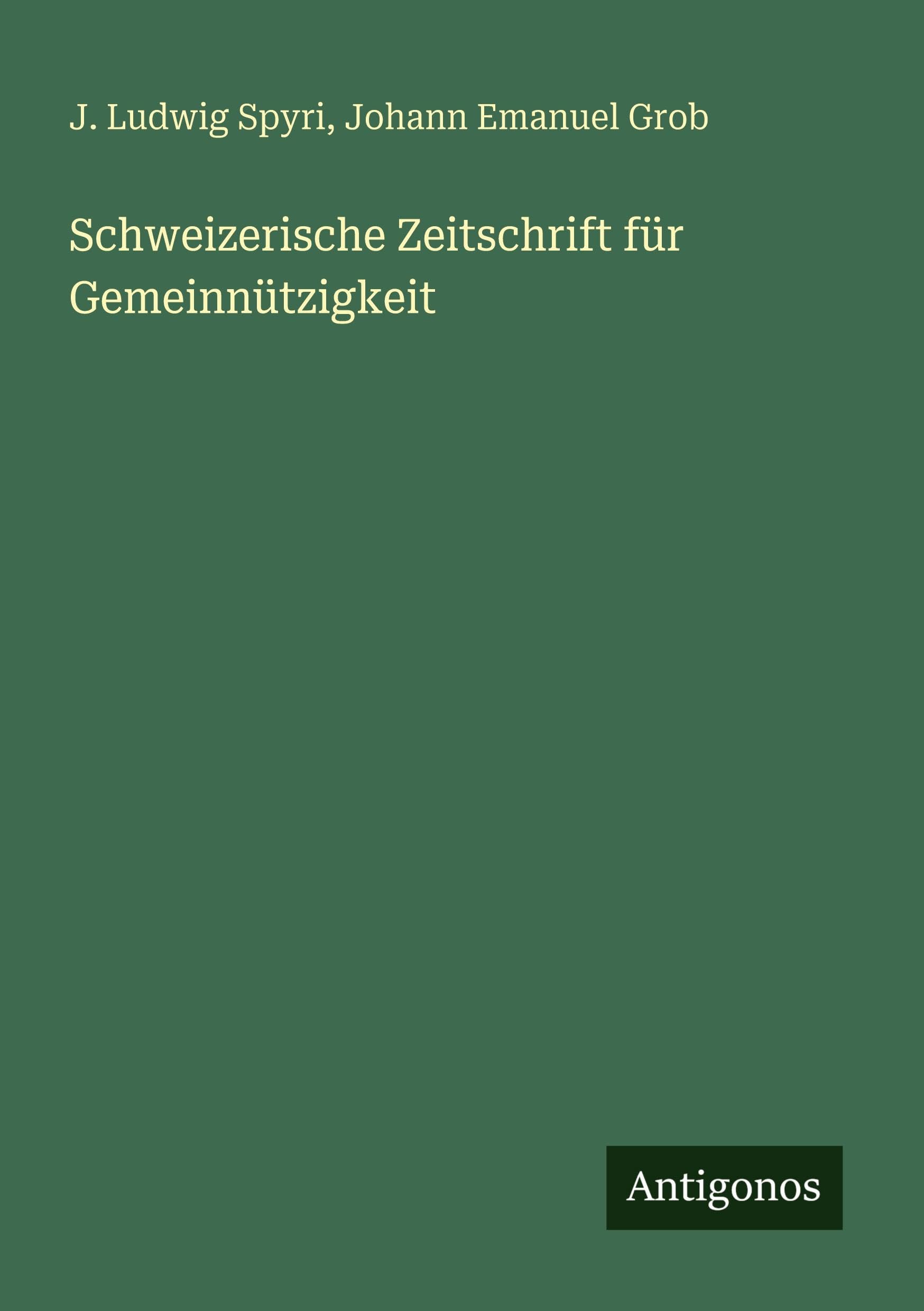 Schweizerische Zeitschrift für Gemeinnützigkeit