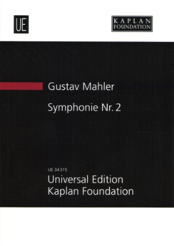 Symphonie Nr. 2: Auferstehungssymphonie. für Soli, gemischten Chor (SATB) und Orchester. Studienpartitur