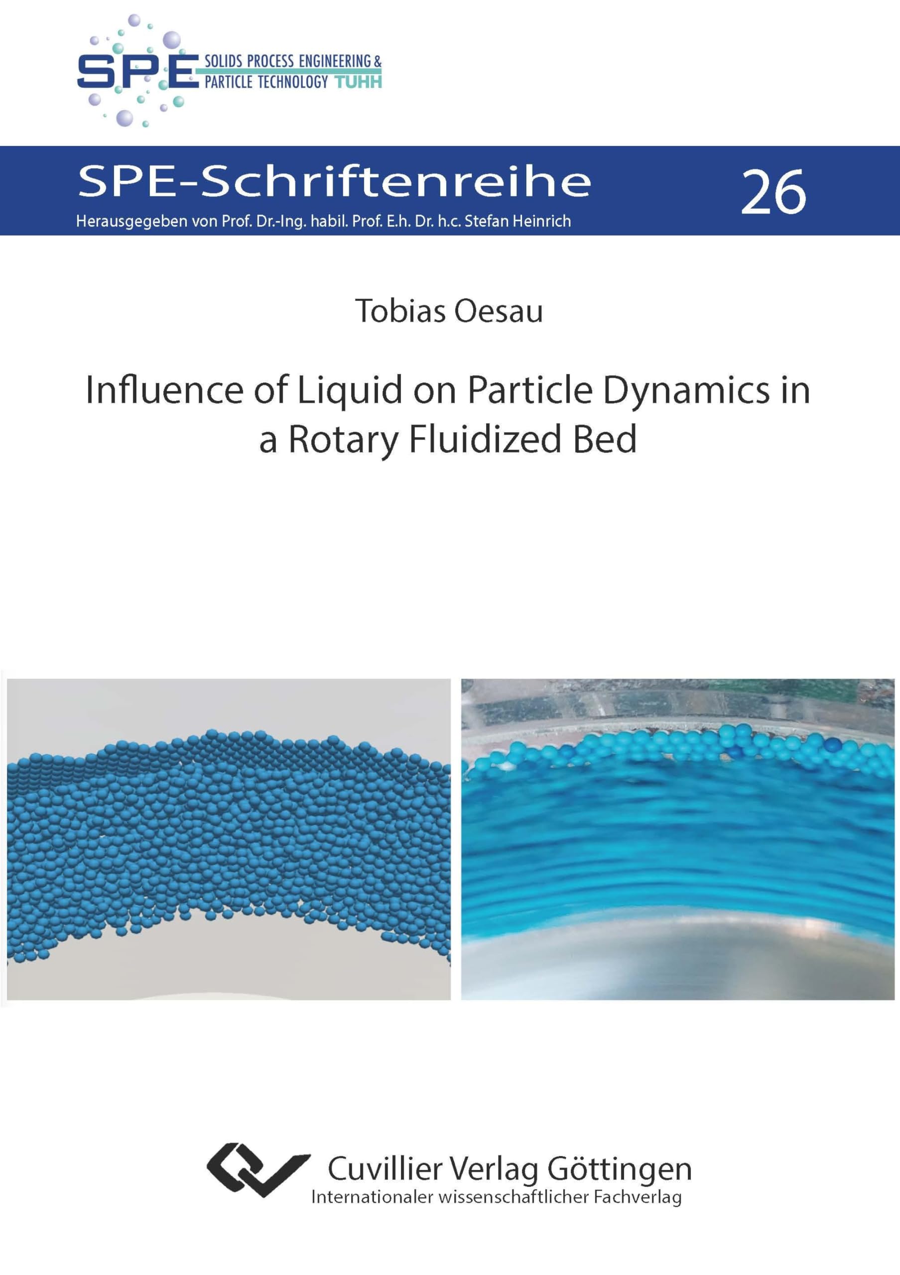 Influence of Liquid on Particle Dynamics in a Rotary Fluidized Bed