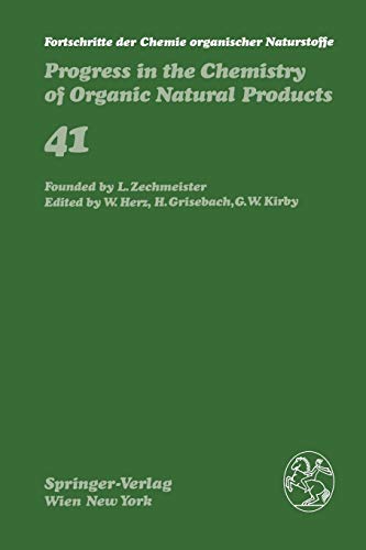 Fortschritte der Chemie Organischer Naturstoffe / Progress in the Chemistry of Organic Natural Products (Fortschritte der Chemie organischer ... of Organic Natural Products, 41, Band 41)