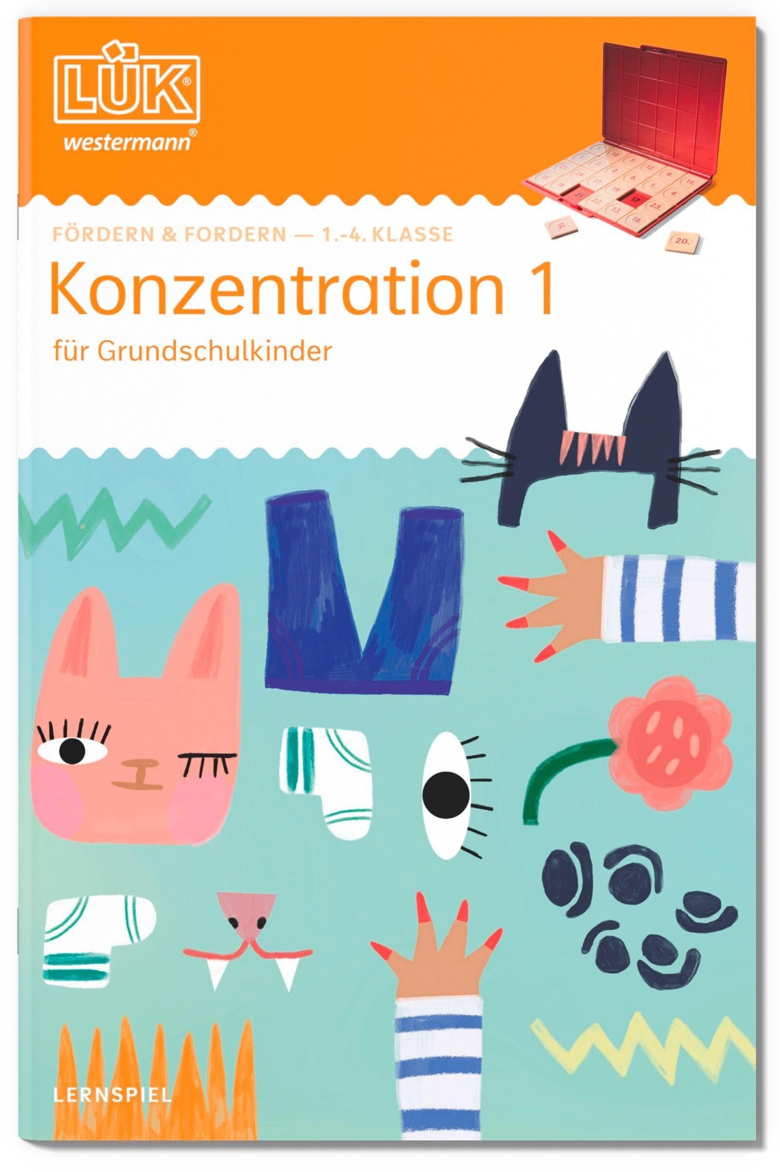 Junga, Michael: LÜK - 1./2./3./4. Klasse - Fördern & Fordern Konzentration 1