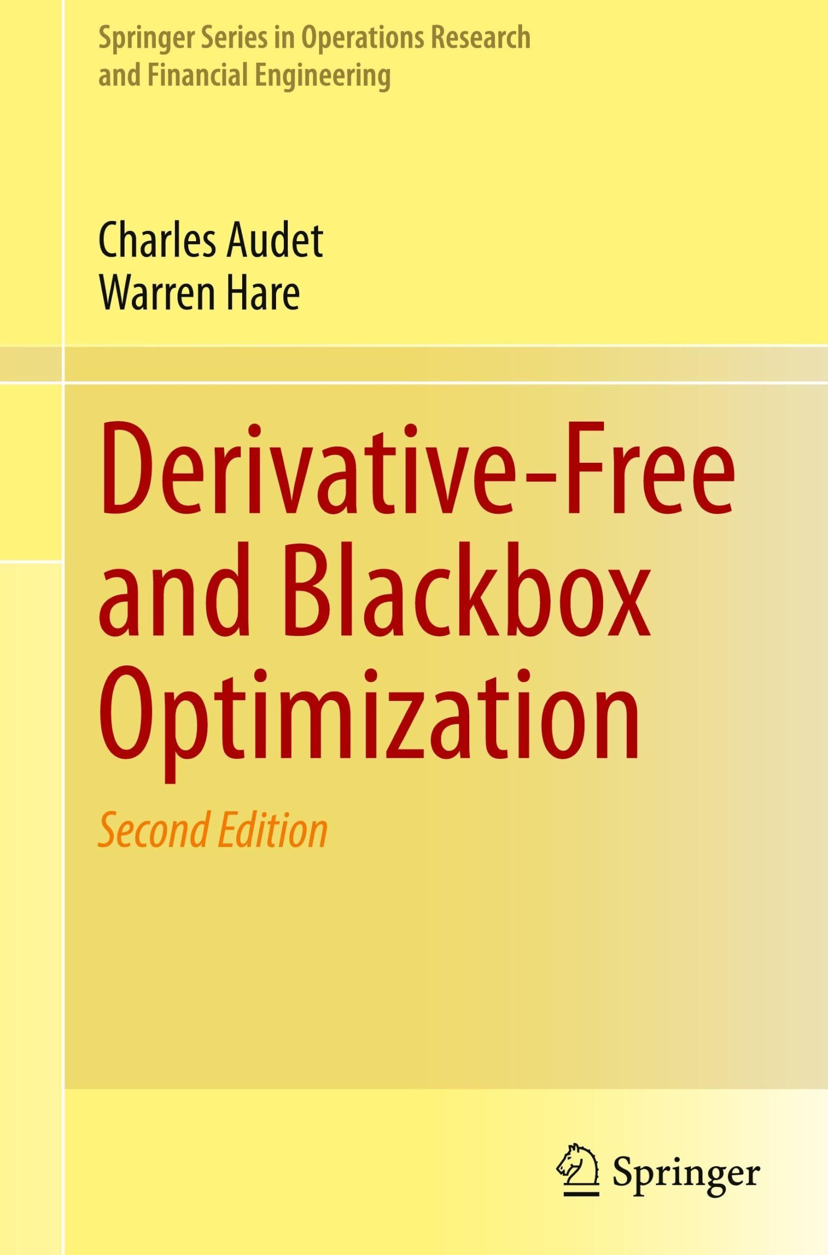 Derivative-Free and Blackbox Optimization