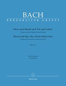 Herz und Mund und Tat und Leben BWV 147.-Kantate zum Fest Mariae Heimsuchung-. Klavierauszug, Urtextausgabe