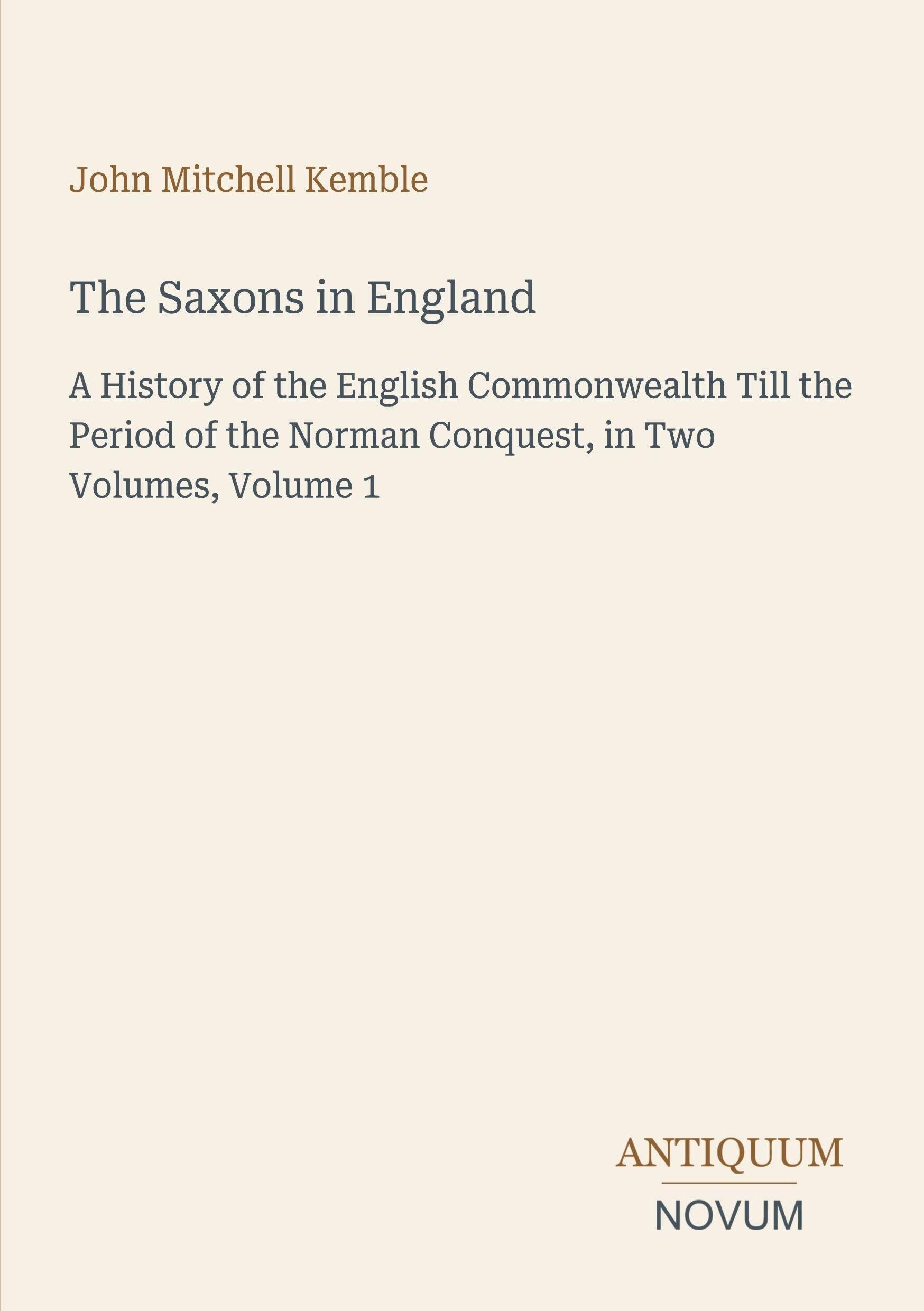 The Saxons in England