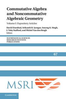 Commutative Algebra and Noncommutative Algebraic Geometry: Volume 1, Expository Articles (Mathematical Sciences Research Institute Publications, Band 67)