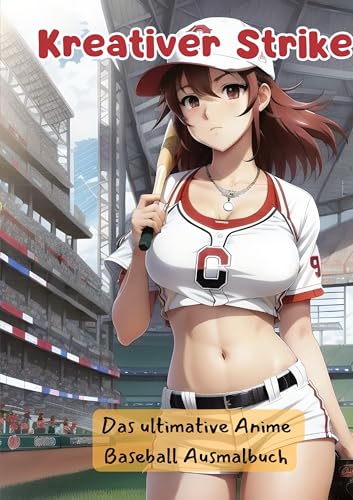 Kreativer Strike: Das ultimative Anime Baseball Ausmalbuch
