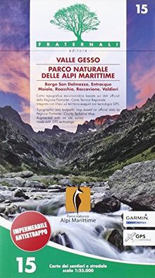 Valle Gesso - Parco naturale delle Alpi Marittime 1 : 25 000