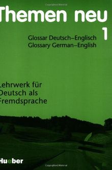 Glossar Deutsch-Englisch zu Band 1