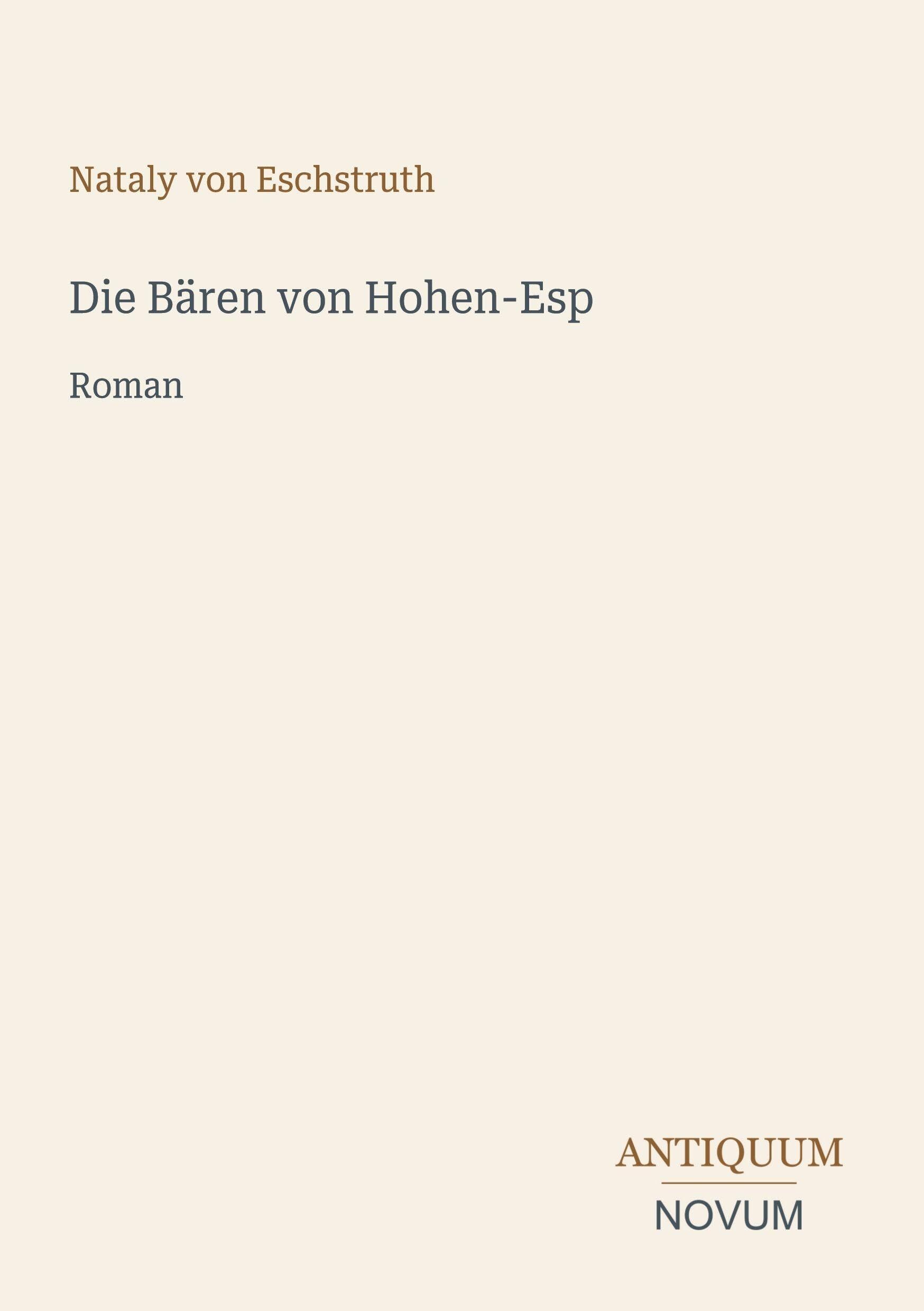 Die Bären von Hohen-Esp