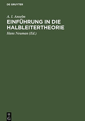 Einführung in die Halbleitertheorie