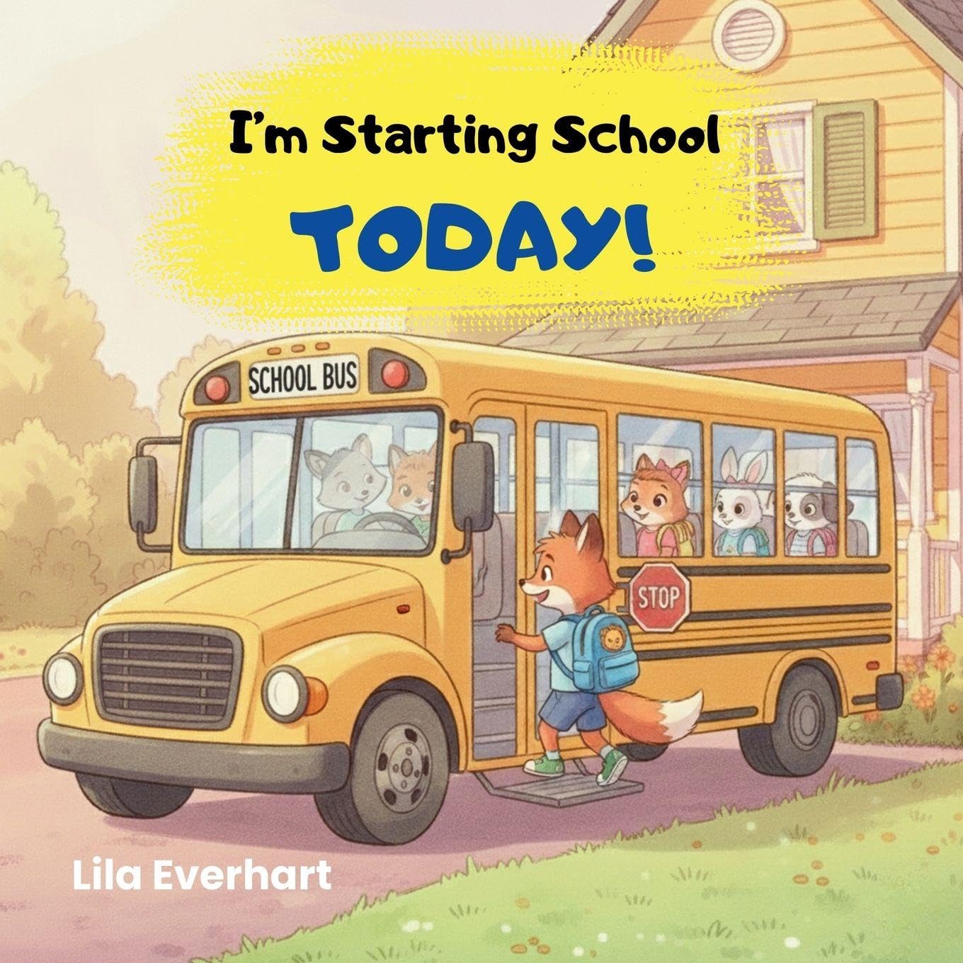 I'm Starting School Today! A First Day of School Book for Kids: A Picture Story Book About Helping Toddlers and Young Children Ease First Day Jitters, ... and Brave on their Very First Day of School.