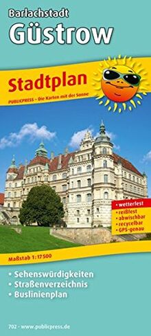 Stadtplan Barlachstadt Güstrow: mit Sehenswürdigkeiten