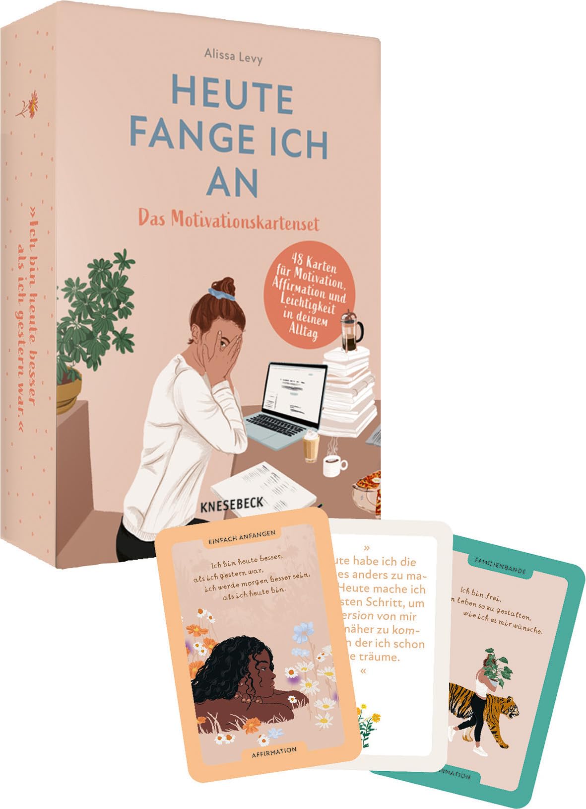 Heute fange ich an - Das Motivationskartenset: 48 Karten für Motivation, Affirmation und Leichtigkeit in deinem Alltag – gegen Prokrastination, für ... Zielerreichung & tägliche Selbstmotivation