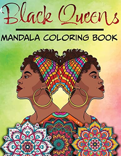 Black Queens - Mandala Coloring Book