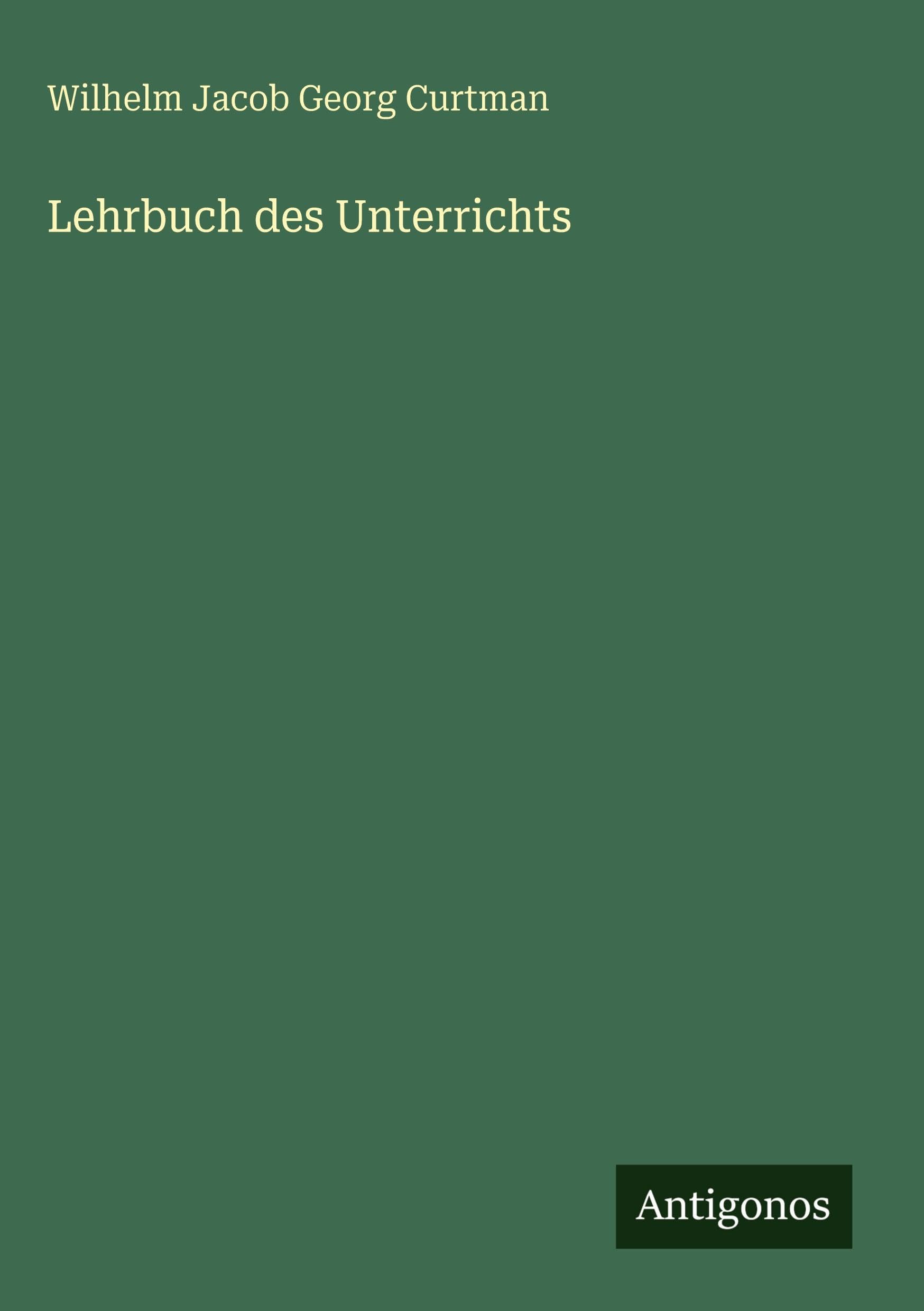 Lehrbuch des Unterrichts