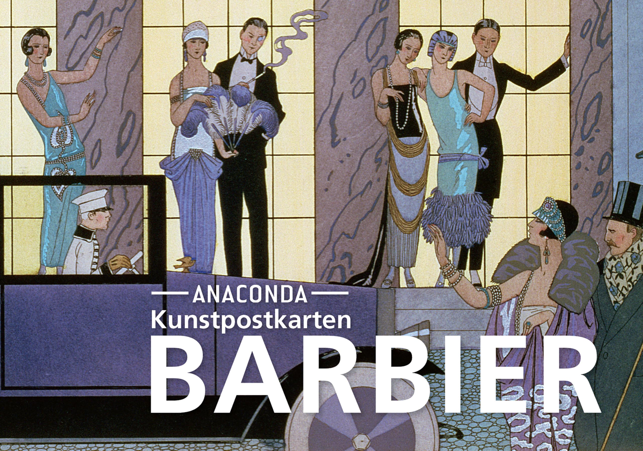 Postkarten-Set George Barbier: 18 Kunstpostkarten aus hochwertigem Karton. ca. 0,28€ pro Karte (Anaconda Postkarten, Band 95)