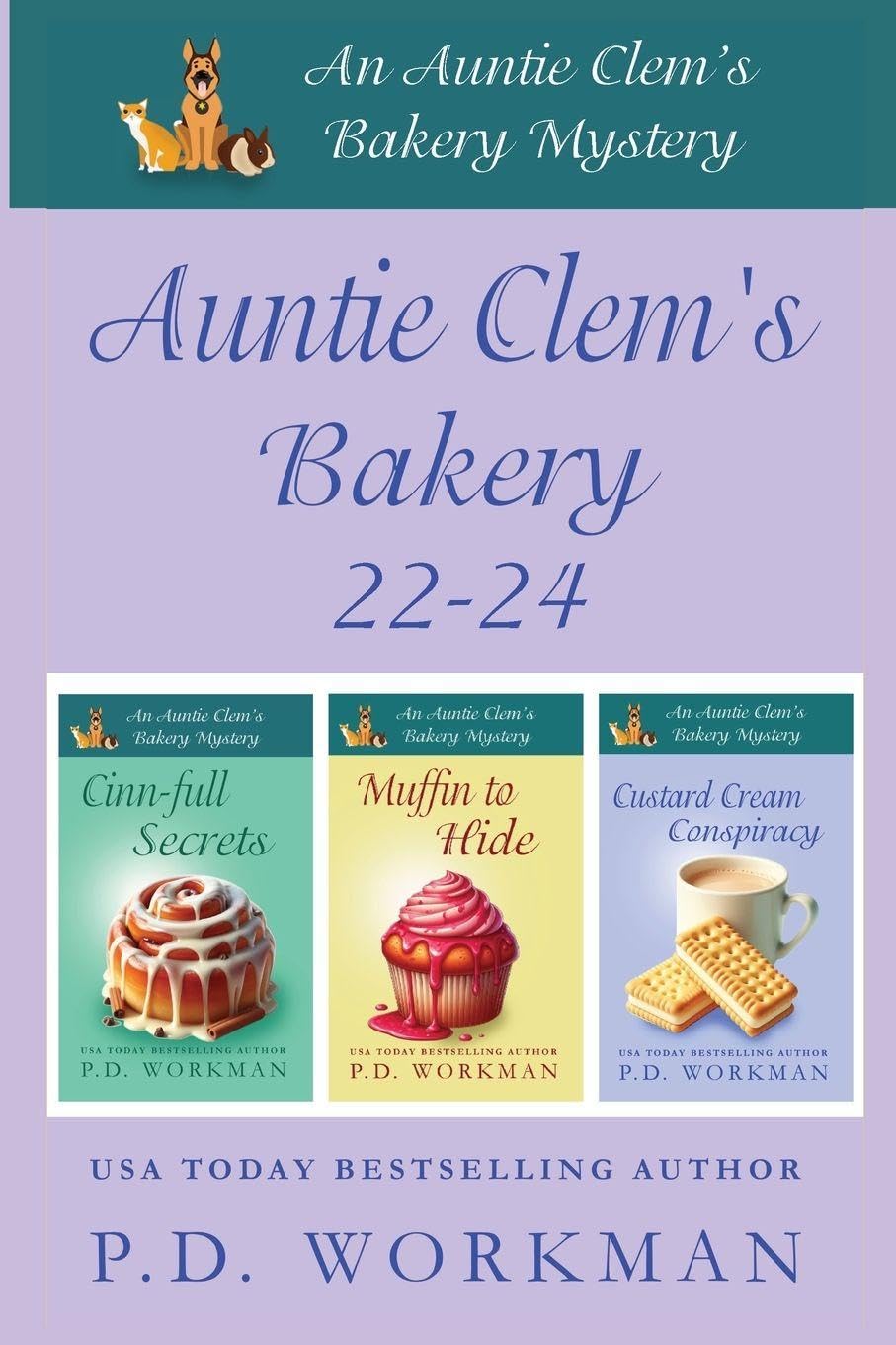 Auntie Clem's Bakery 22-24: A cozy culinary & pet mystery