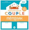 Organiseur Mémoniak spécial Couple, calendrier mensuel (sept. 2023- déc. 2024)