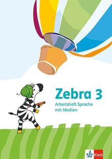 Zebra 3: Arbeitsheft Sprache mit Medien Klasse 3 (Zebra. Ausgabe ab 2024)