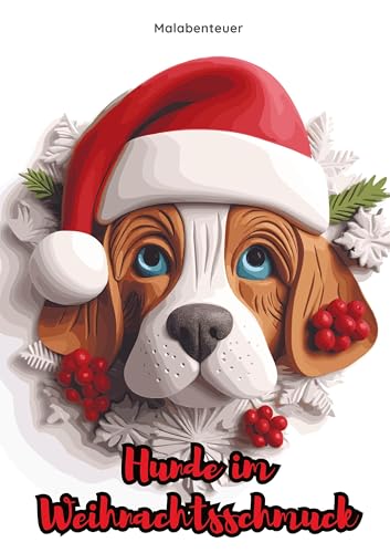 Hunde im Weihnachtsschmuck: Ein Malabenteuer