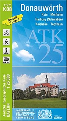 Blatt K08 Donauwörth (ATK25 Amtliche Topographische Karte 1:25000 Bayern)