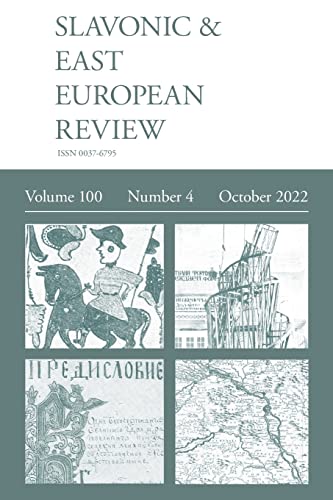 Slavonic & East European Review (100: 4) October 2022
