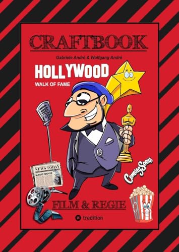 CRAFTBOOK - HOLLYWOOD STORY - TOLLE MOTIVE - FILM - GENRE - REGISSEUR RAFFAEL - SET - RÄTSEL - KNIFFELIGES - FUNNY GAME: FILM & REGIE (Das kann ich!: SCHLAUHASE)