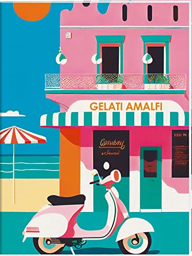 Amalfi Großes Notizheft Motiv Gelati Amalfi: Format Din A5