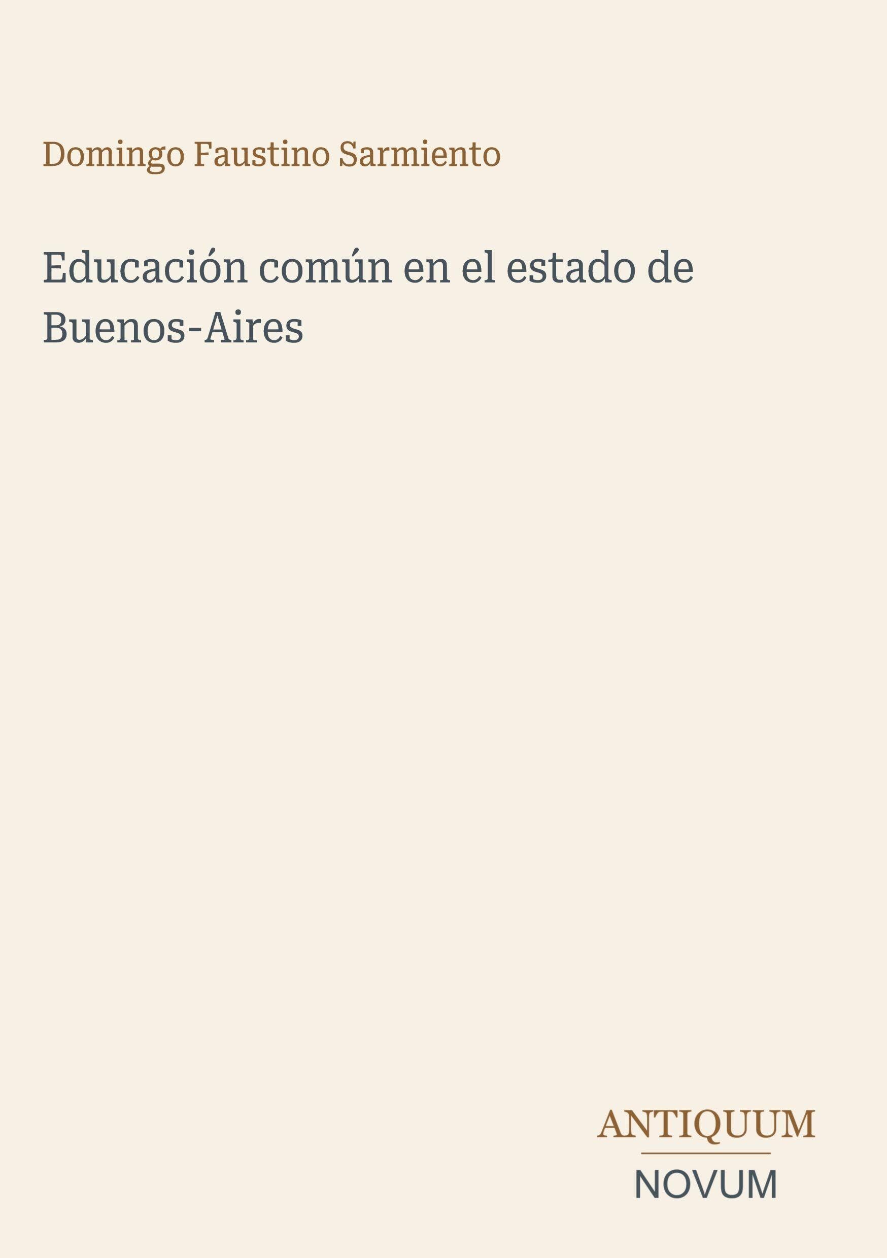 Educación común en el estado de Buenos-Aires