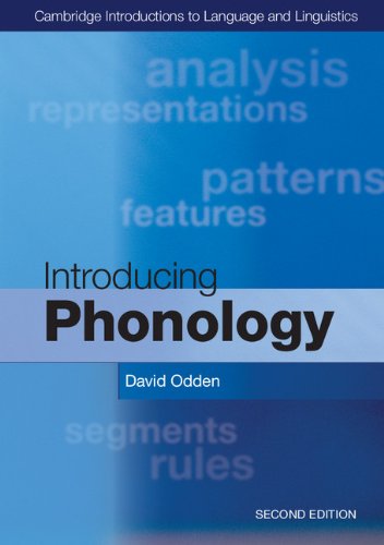 David Odden Introducing Phonology (Cambridge Introductions To Language And Linguistics)