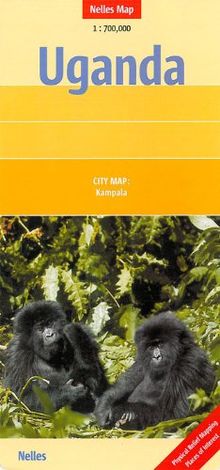 Uganda 1 : 700 000: Citymap: Kampala (Nelles Map)