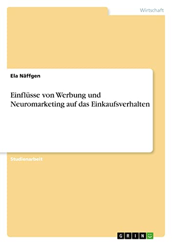 Einflüsse von Werbung und Neuromarketing auf das Einkaufsverhalten