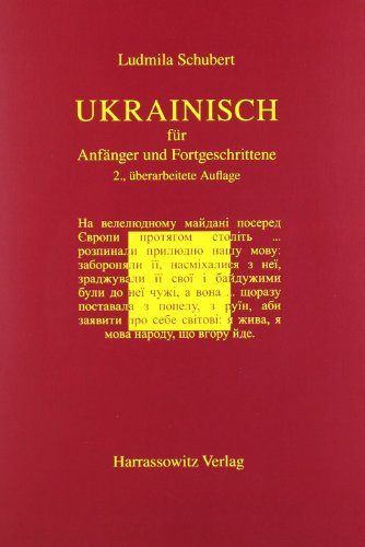 Schubert, Ludmila: Ukrainisch für Anfänger und Fortgeschrittene