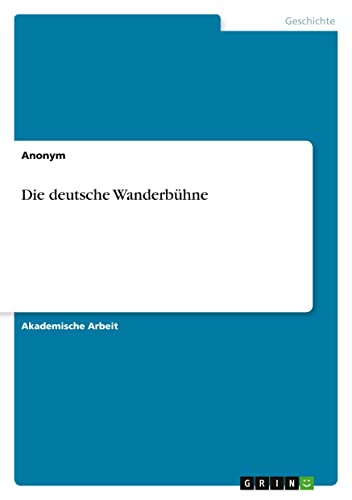 Die deutsche Wanderbühne