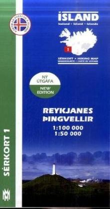 Reykjanes - Pingvellir 1 : 100 000