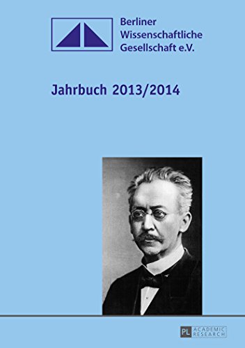 Jahrbuch 2013/2014: Herausgegeben im Auftrag des Vorstandes von Martin Heger (Jahrbuch der Berliner Wissenschaftlichen Gesellschaft e.V.)
