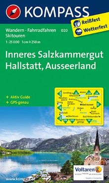 Inneres Salzkammergut - Hallstatt - Ausseerland: Wanderkarte mit Aktiv Guide, Radwegen und alpinen Skirouten. GPS-genau. 1:25000